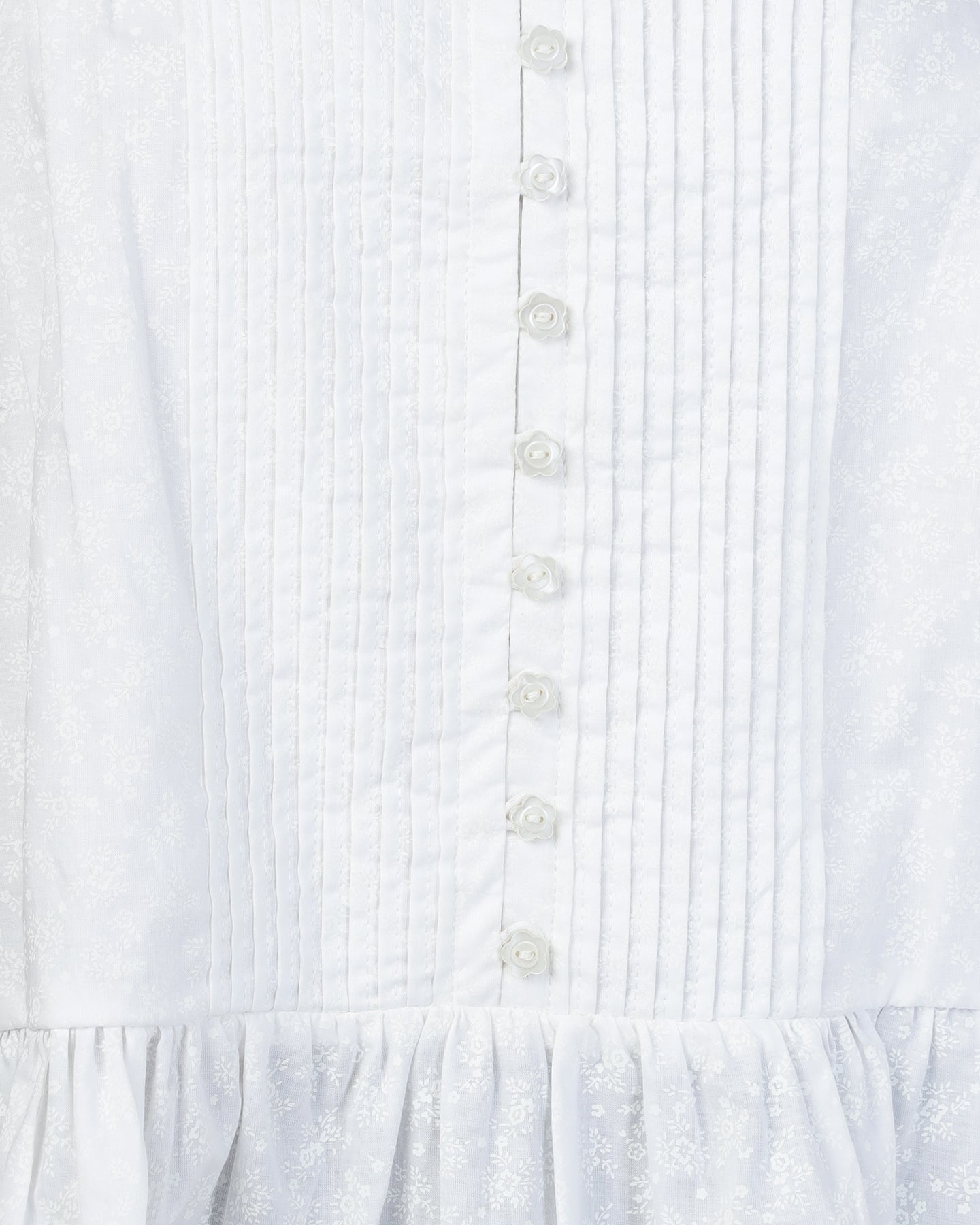 Women’s White Printed Meadow Camisole Top - 3003