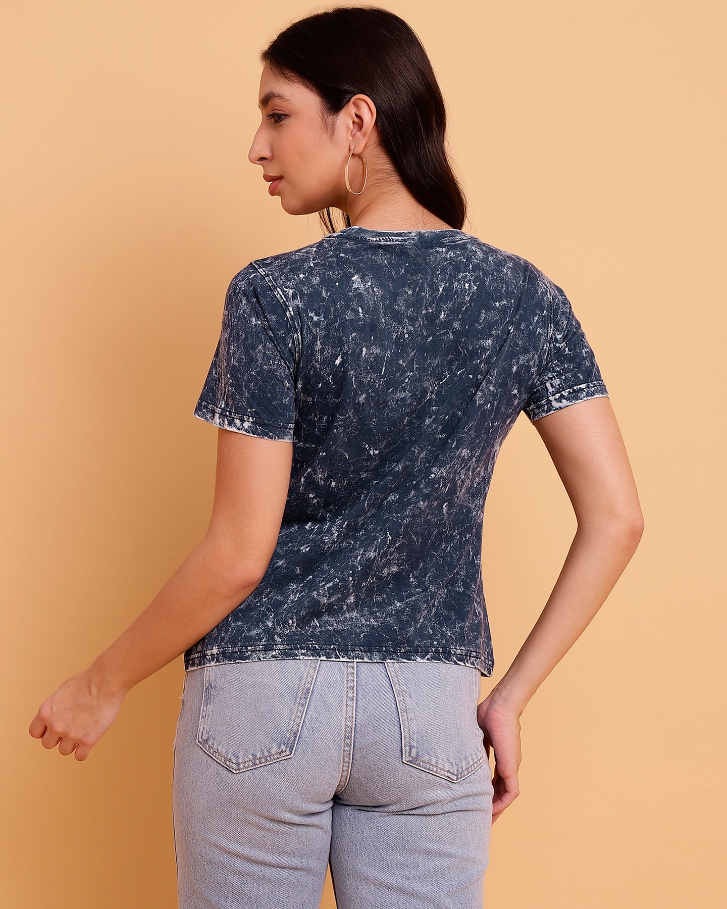 Indigo Everyday T-shirt with pocket - 2864