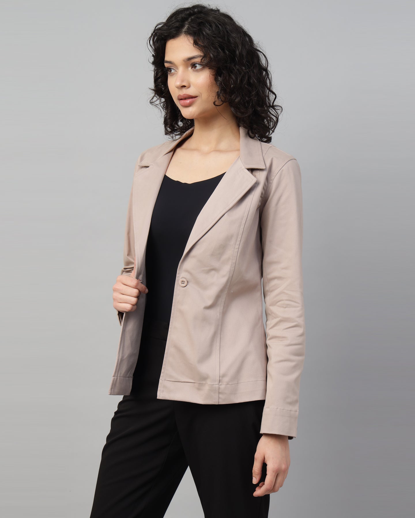 PEACH BLAZER JACKET-2951