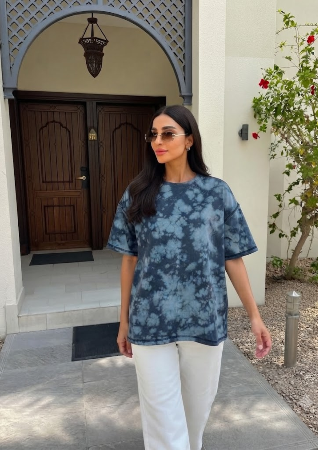 Sands Of India Indigo Everyday Oversized  Unisex T-Shirt  - 2866