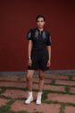 Women’s Black Embroidered Poplin Co-ord Set – Two-Piece Outfit - 1552