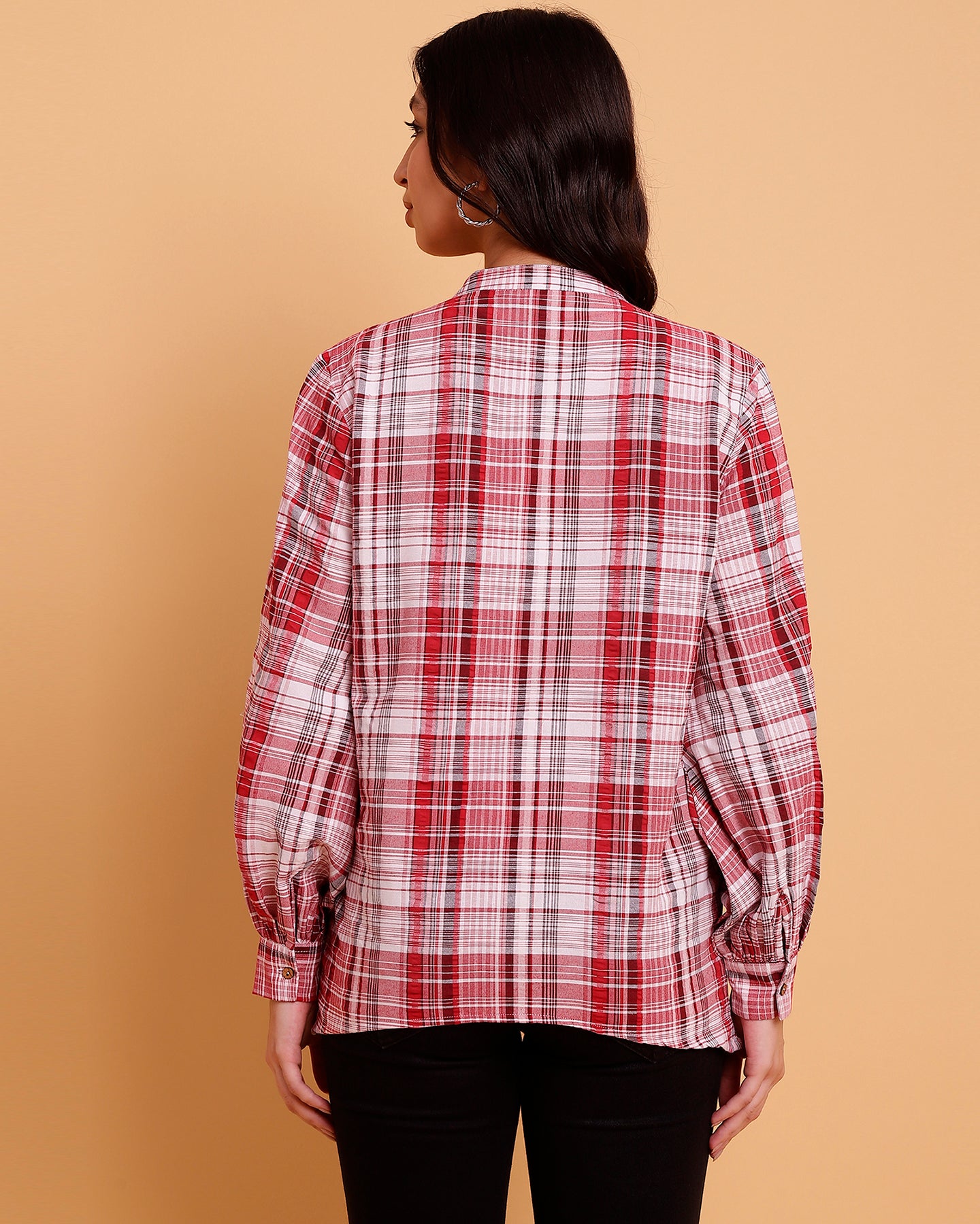 Multicolour Full Sleeve Bias Panelling Shirt - 2891