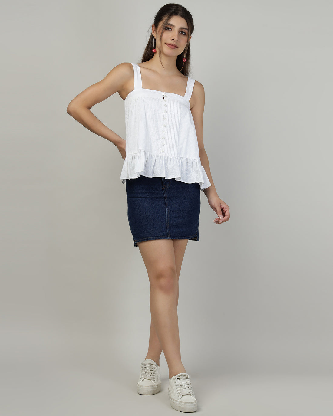 White Meadow Camisole Top - 3003